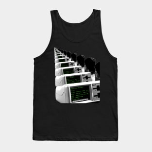 Now Commencing Idiocracy // Vintage Computer Takeover Design Tank Top